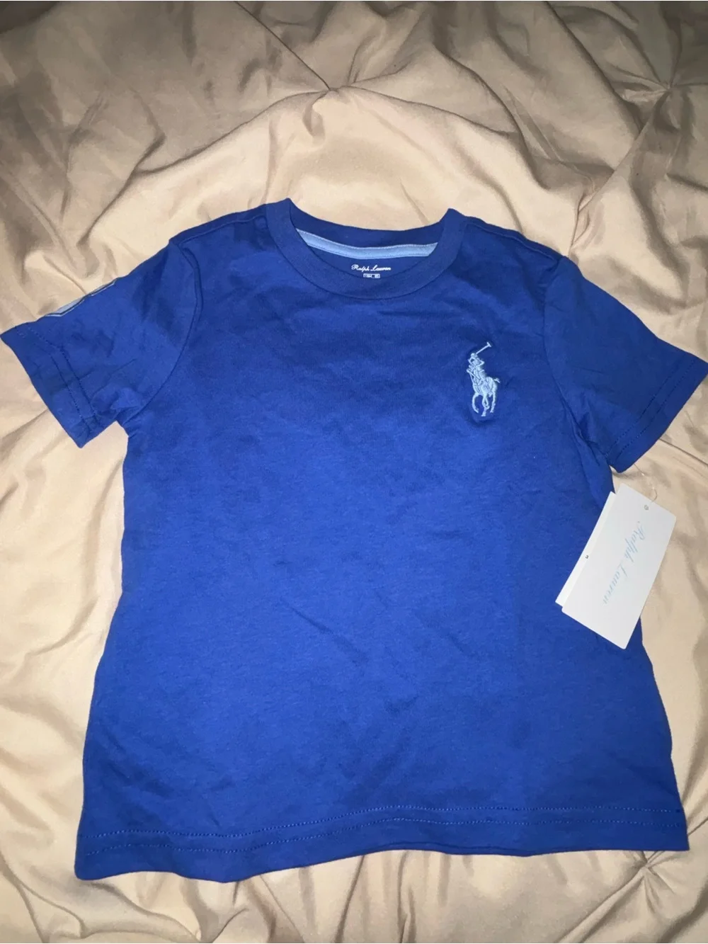 Ralph Lauren Royal Blue Short Sleeve Polo Logo Tee